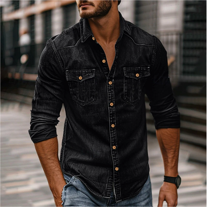 Andreas | Relaxed and Stylish Denim Shirt for Men