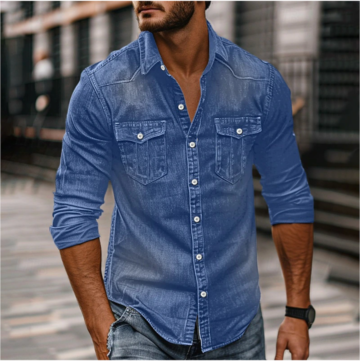 Andreas | Relaxed and Stylish Denim Shirt for Men