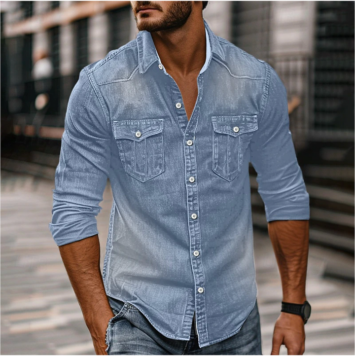 Andreas | Relaxed and Stylish Denim Shirt for Men