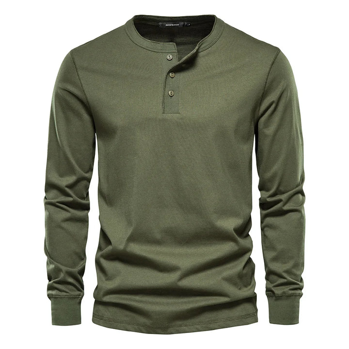 Lorenz | Stylish and Comfortable Long-Sleeve Henley Shirt