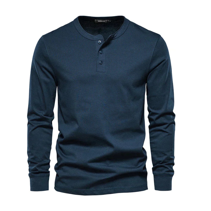 Lorenz | Stylish and Comfortable Long-Sleeve Henley Shirt