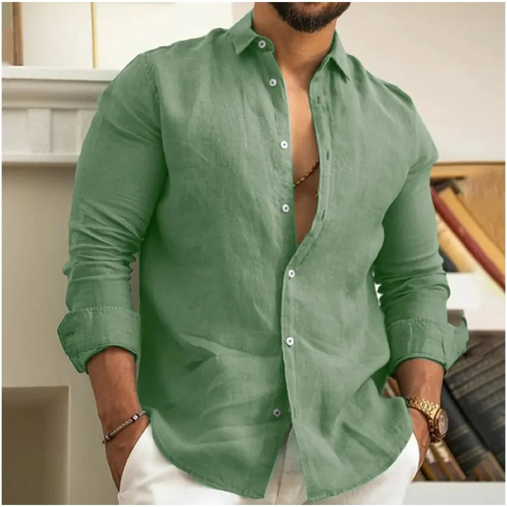 Carsten | Classic Men's Linen Shirt