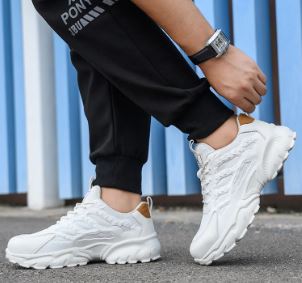 Steffen | Men's Sneakers with Textured Sole