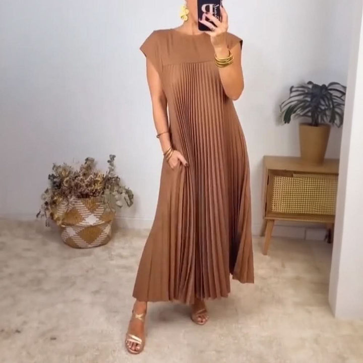 Justine | Striped Midi Dress