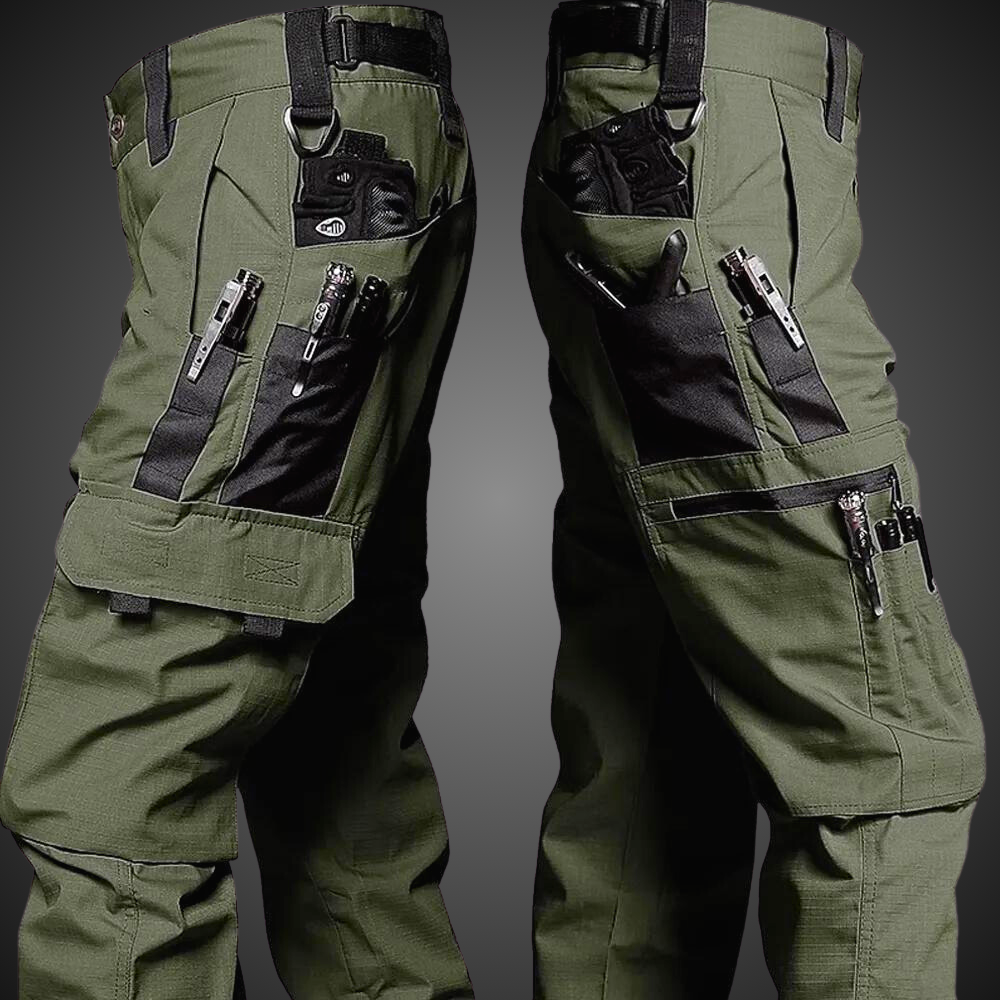 Knud | Men's Camo Cargo Pants with Multiple Pockets