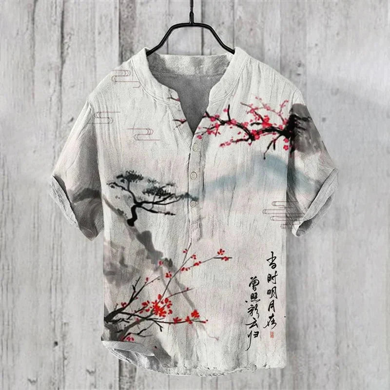 Klaus | Casual Shirt with Fish Print