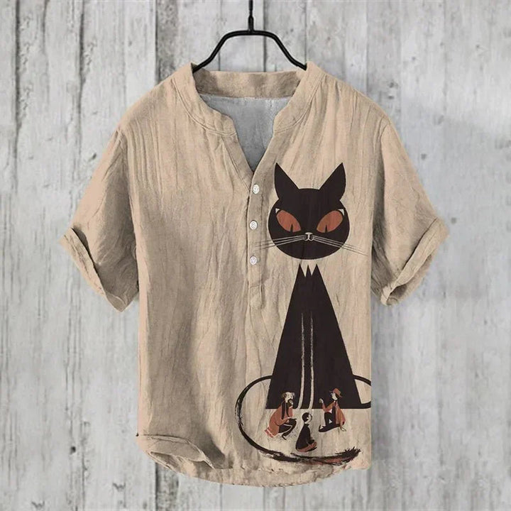 Klaus | Casual Shirt with Fish Print