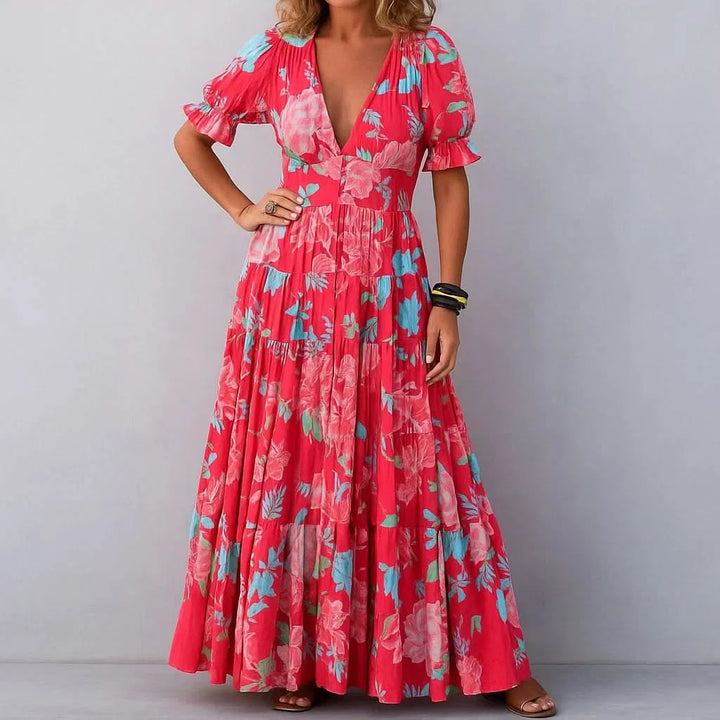 Floriana - Vibrant Floral Dress