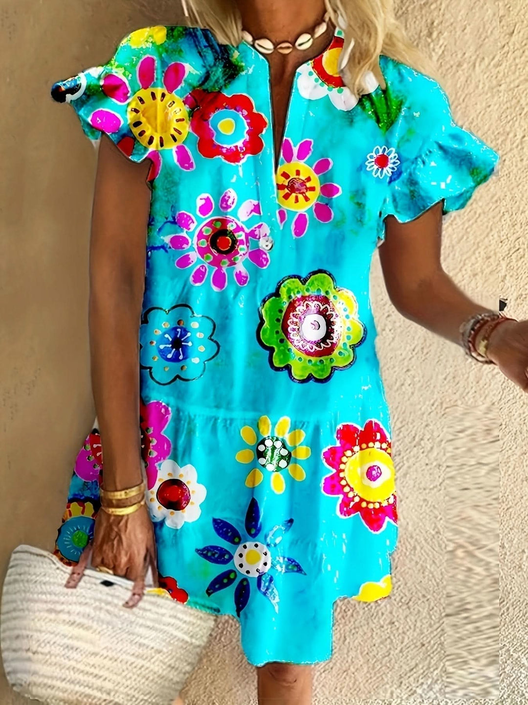 Tilly - Chic Curves Floral Maxi Dress