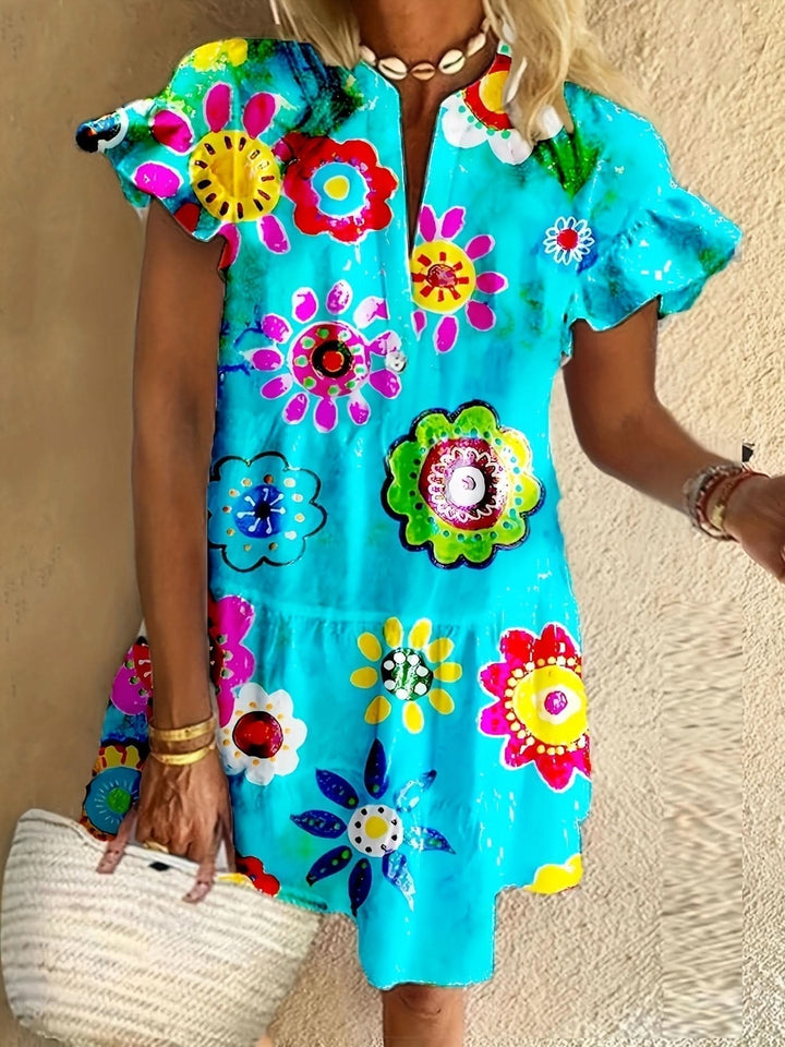 Tilly - Chic Curves Floral Maxi Dress