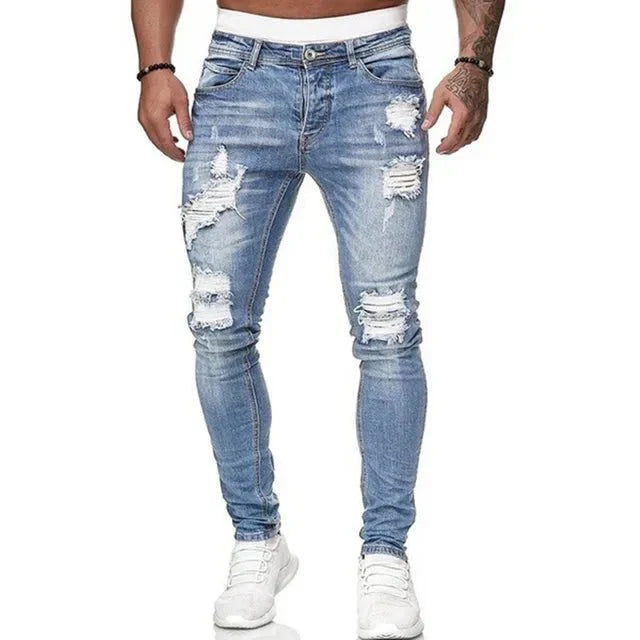 Niels | Stylish Ripped Skinny Jeans for Men