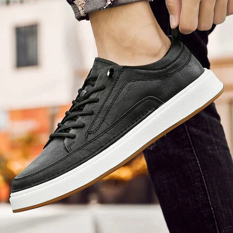 Philip | Men's Winter Sneakers with Lacing and Thick Sole