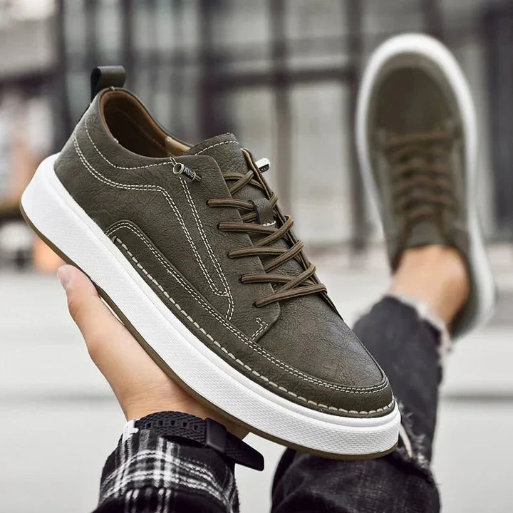 Philip | Men's Winter Sneakers with Lacing and Thick Sole
