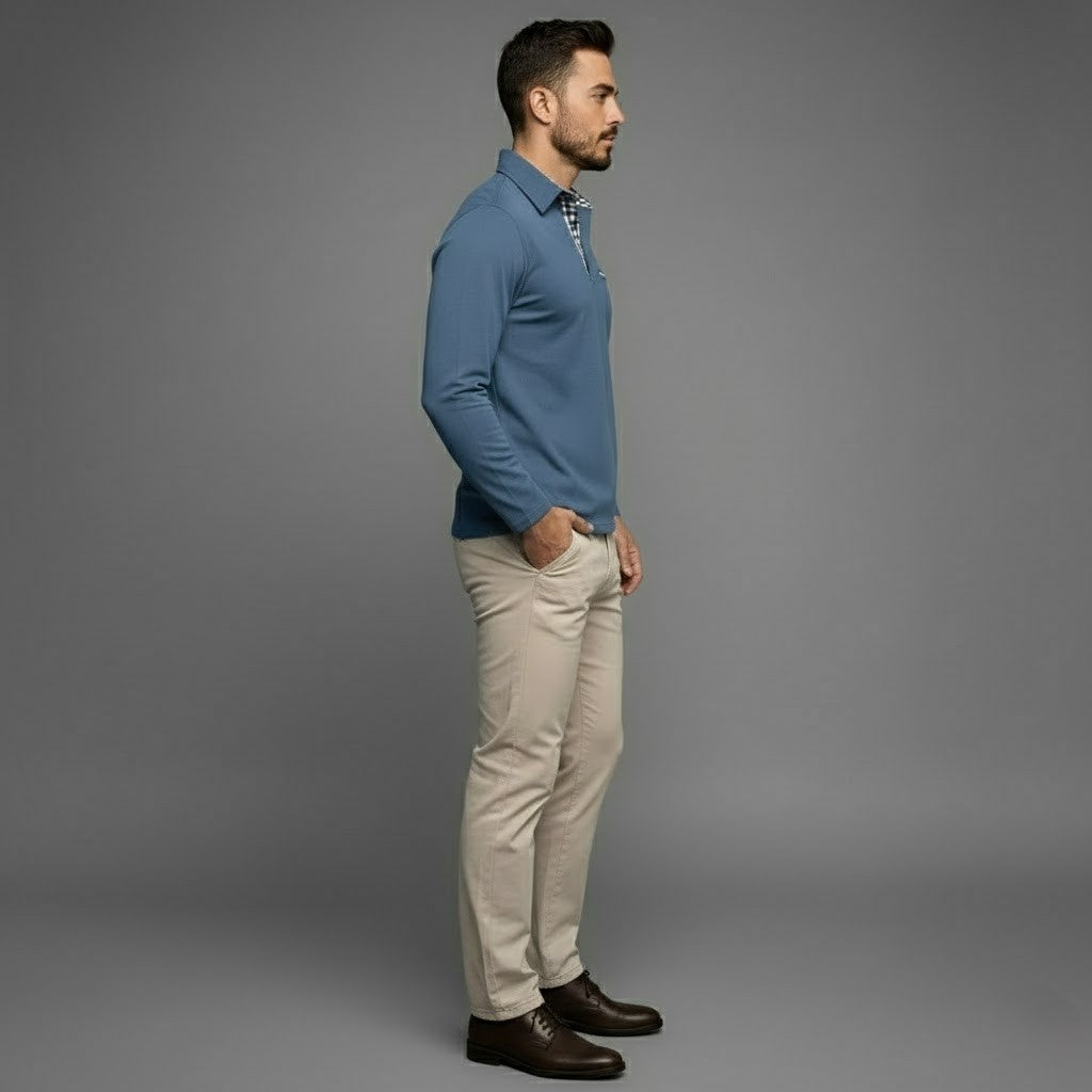 Ivan | Long-Sleeved Winter Polo Shirt