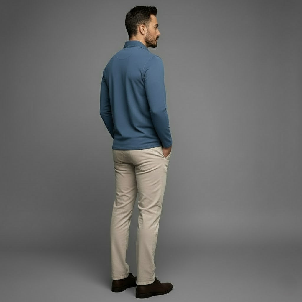 Ivan | Long-Sleeved Winter Polo Shirt