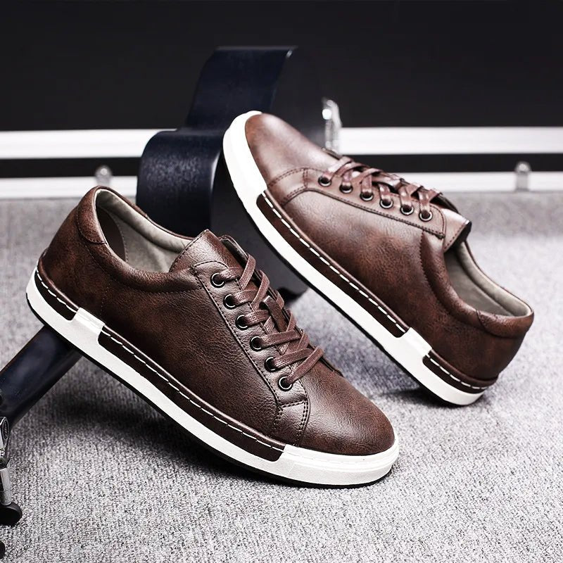 Everwyn | Men's Winter Sneakers with Lacing and Non-Slip Sole