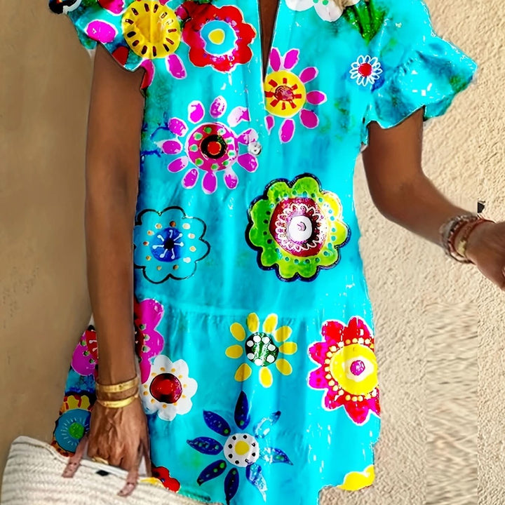 Tilly - Chic Curves Floral Maxi Dress