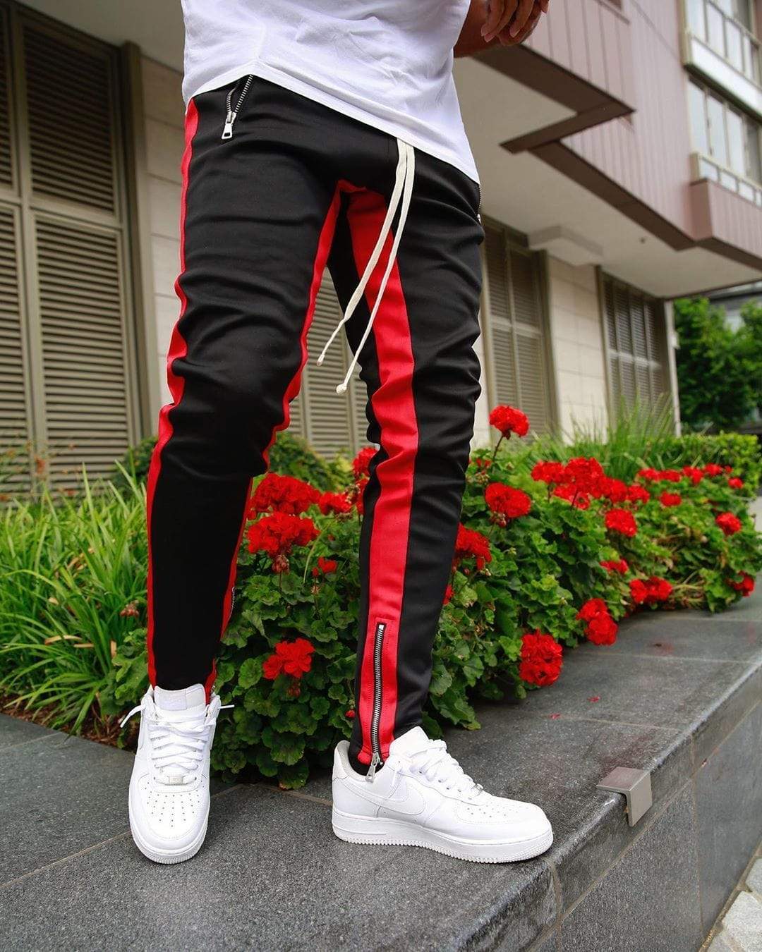 Alexander | Men's Sporty Jogger Pants with Side Stripes