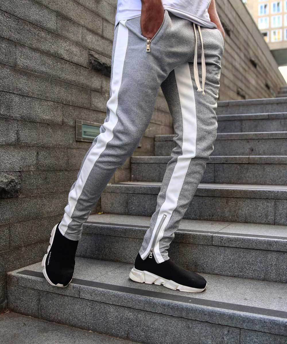 Alexander | Men's Sporty Jogger Pants with Side Stripes