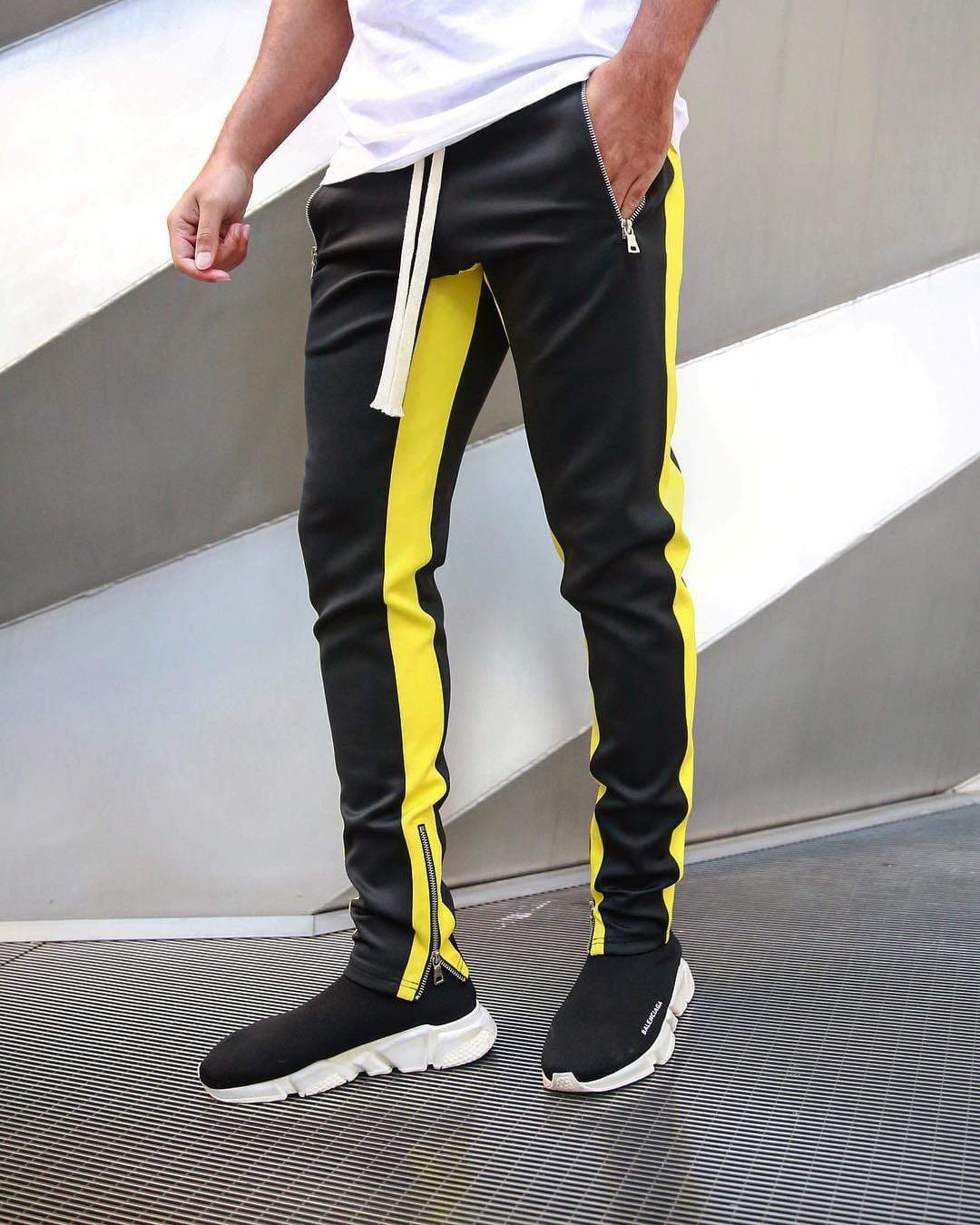 Alexander | Men's Sporty Jogger Pants with Side Stripes