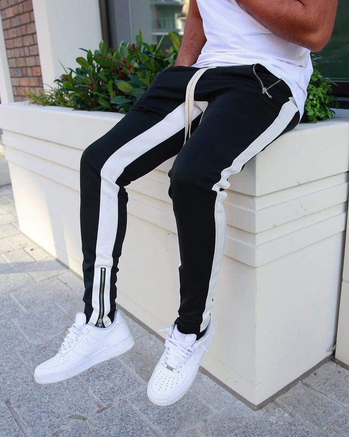 Alexander | Men's Sporty Jogger Pants with Side Stripes
