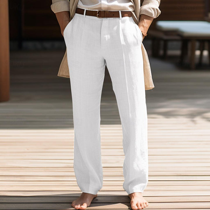 Magnus | Men's Trousers with Belt and Relaxed Fit