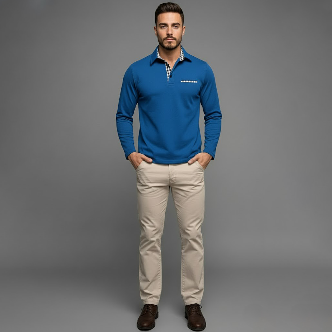 Ivan | Long-Sleeved Winter Polo Shirt