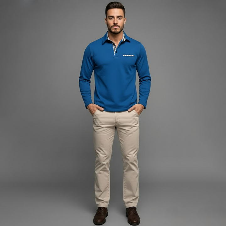 Ivan | Long-Sleeved Winter Polo Shirt