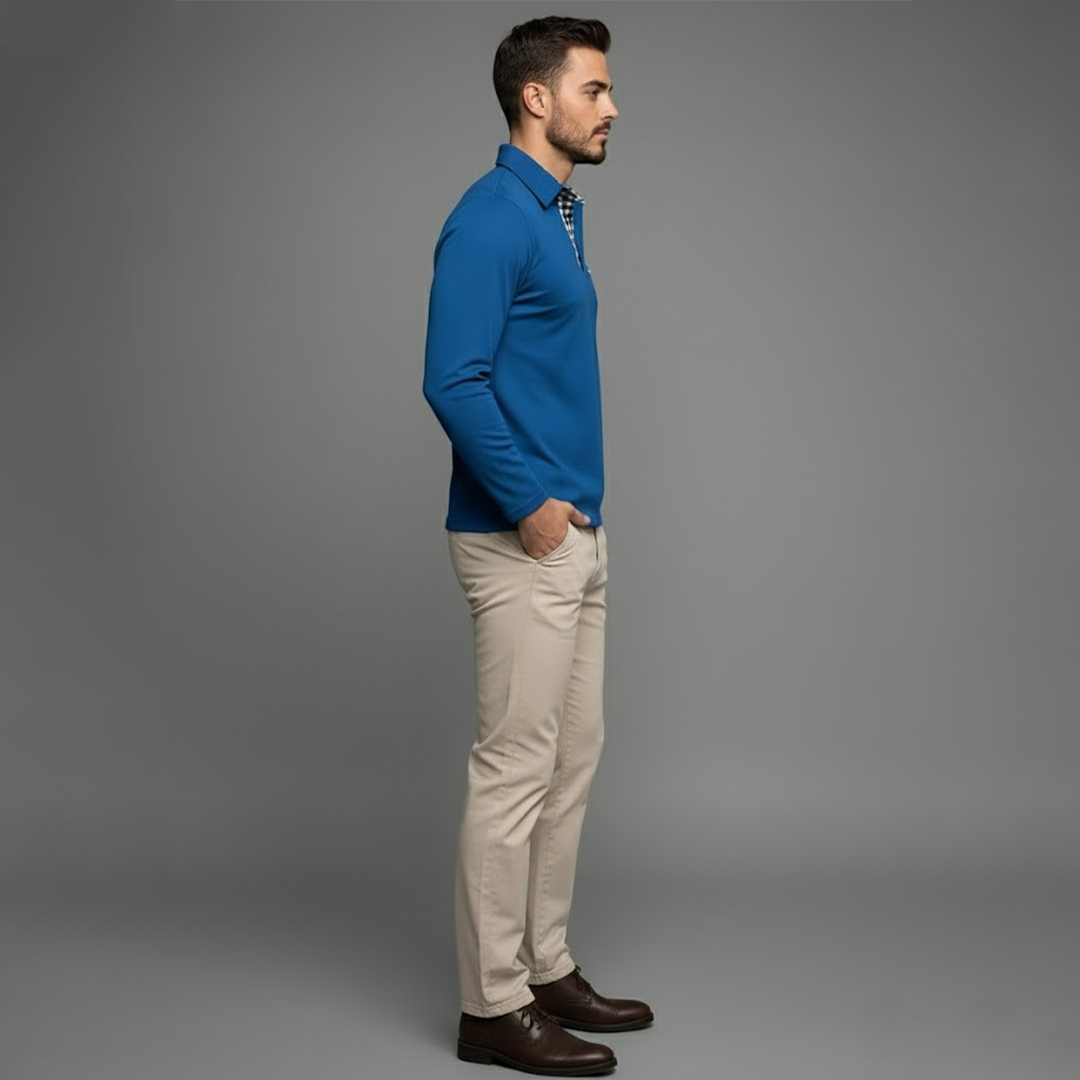 Ivan | Long-Sleeved Winter Polo Shirt