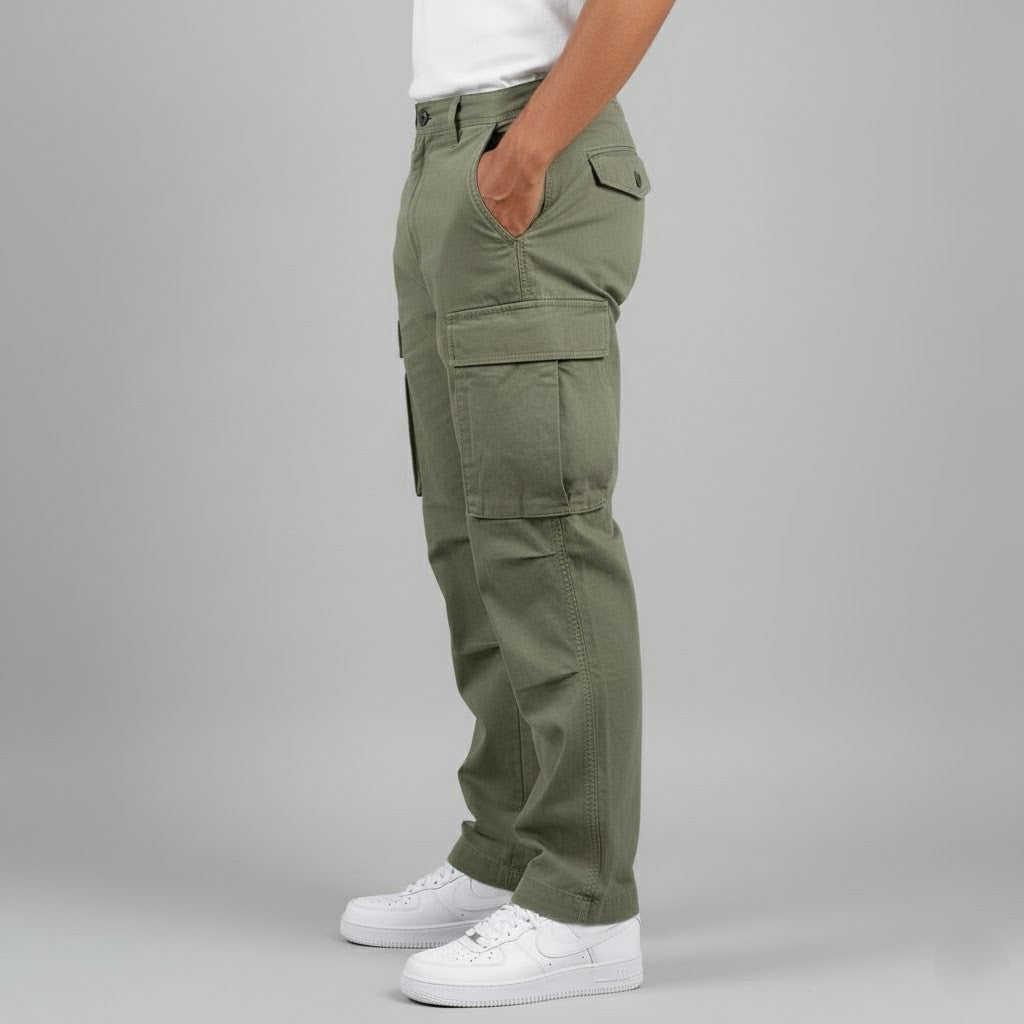 Jørn | Men's cargo pants with a relaxed fit and streetwear-style side pockets