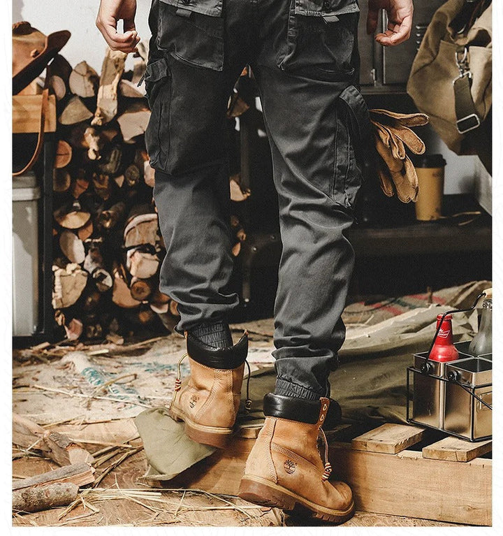 Marco | Stretch Cargo Pants with Pockets