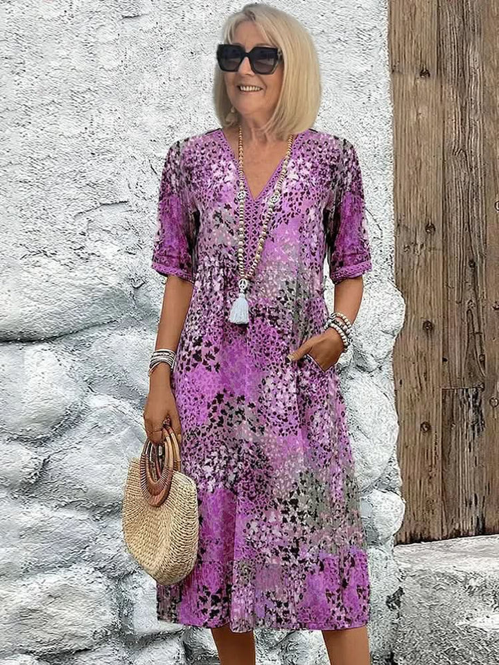 Harper - Vibrant Mid Length Dress