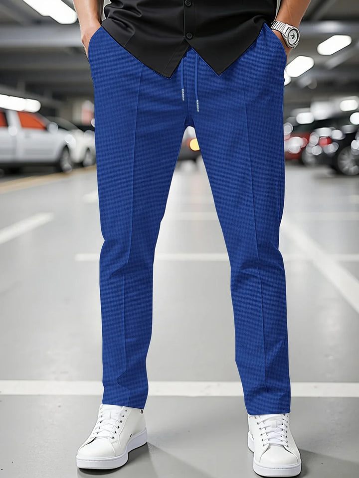 Einar | Men's Trousers with Drawstring Closure and Slim Fit