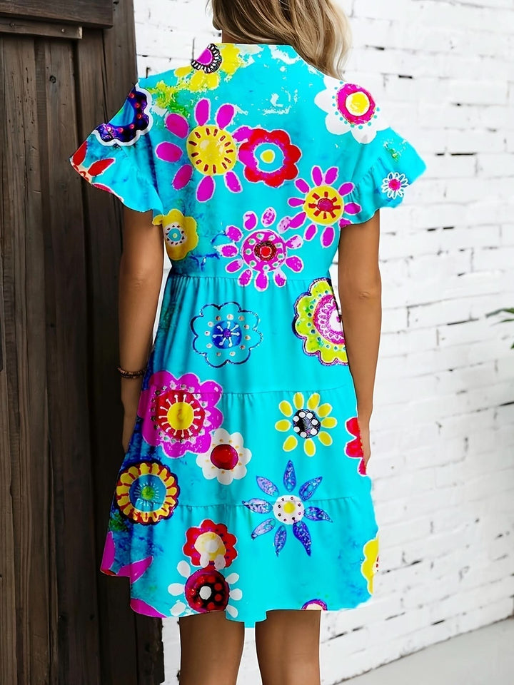 Tilly - Chic Curves Floral Maxi Dress