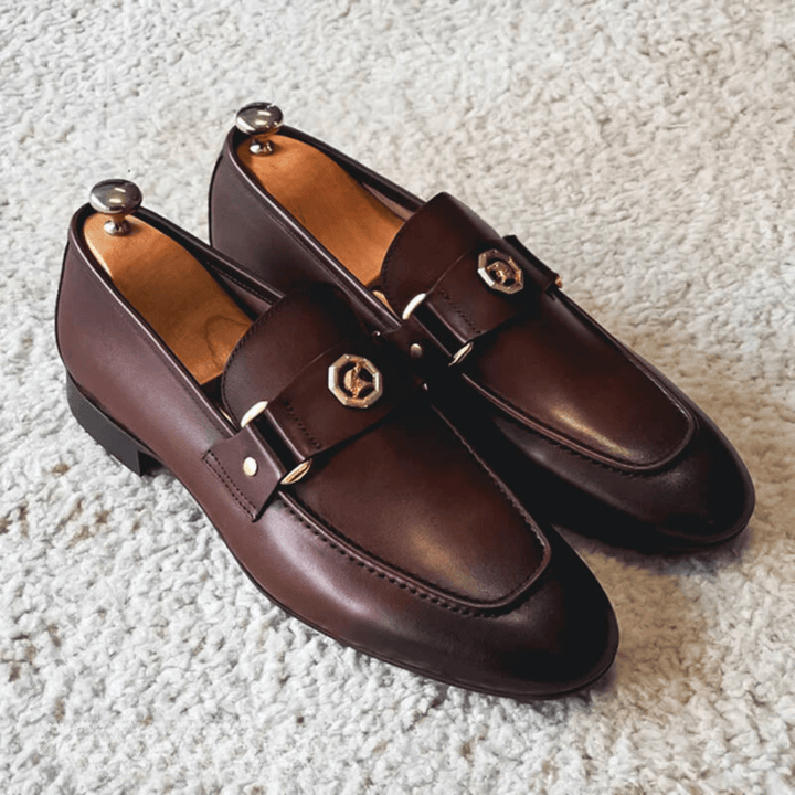Andreas | Men's Classic Winter Loafers in Faux Leather