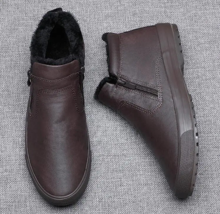 Sebastian | Men's Winter Boots with Zipper and Warm Lining