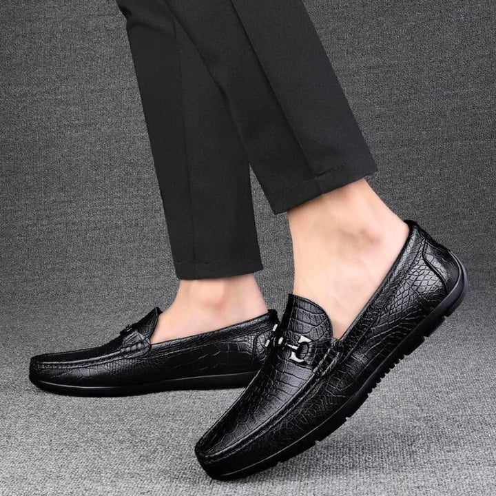 Preben | Men's Winter PU Leather Slip-On Loafers