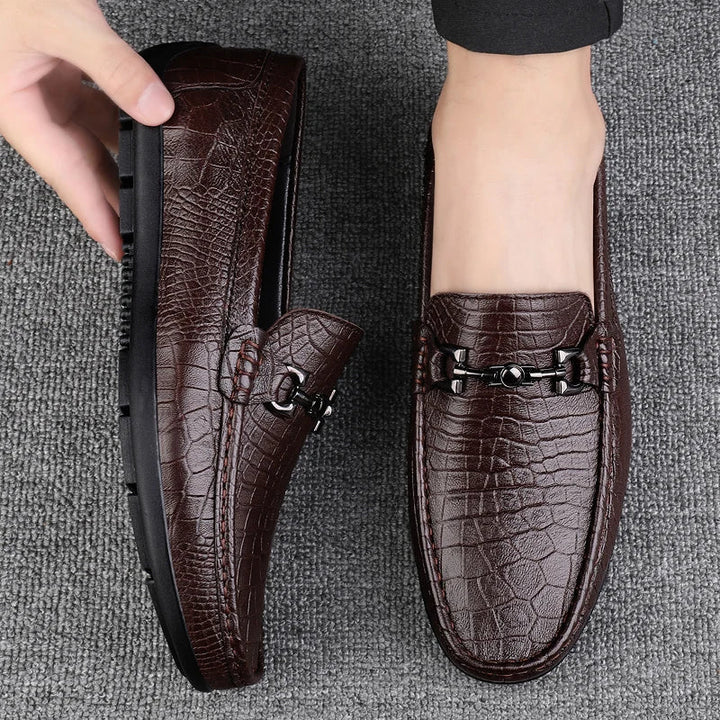 Preben | Men's Winter PU Leather Slip-On Loafers