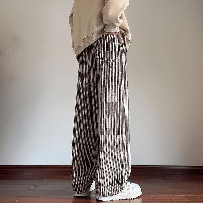 Clement | Men's Winter Pants with Relaxed Fit, Drawstring, and Wide Legs