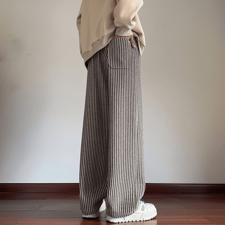 Clement | Men's Winter Pants with Relaxed Fit, Drawstring, and Wide Legs