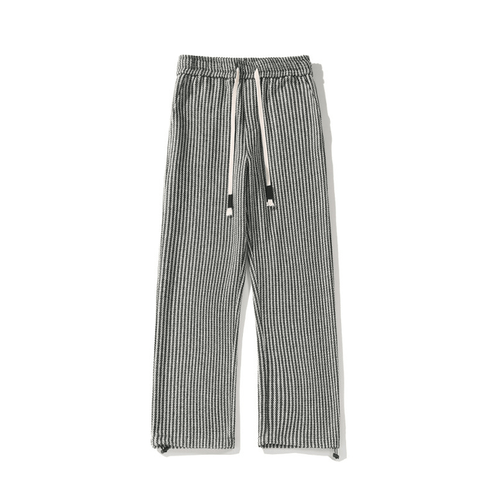 Clement | Men's Winter Pants with Relaxed Fit, Drawstring, and Wide Legs