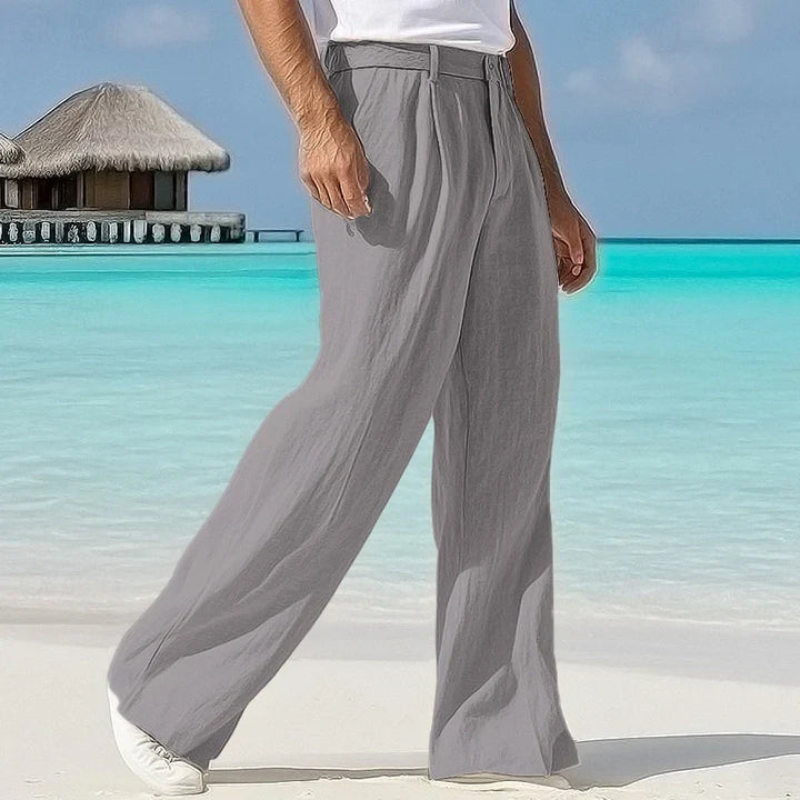 Elias | Men's Trousers with Wide Legs and Loose Fit
