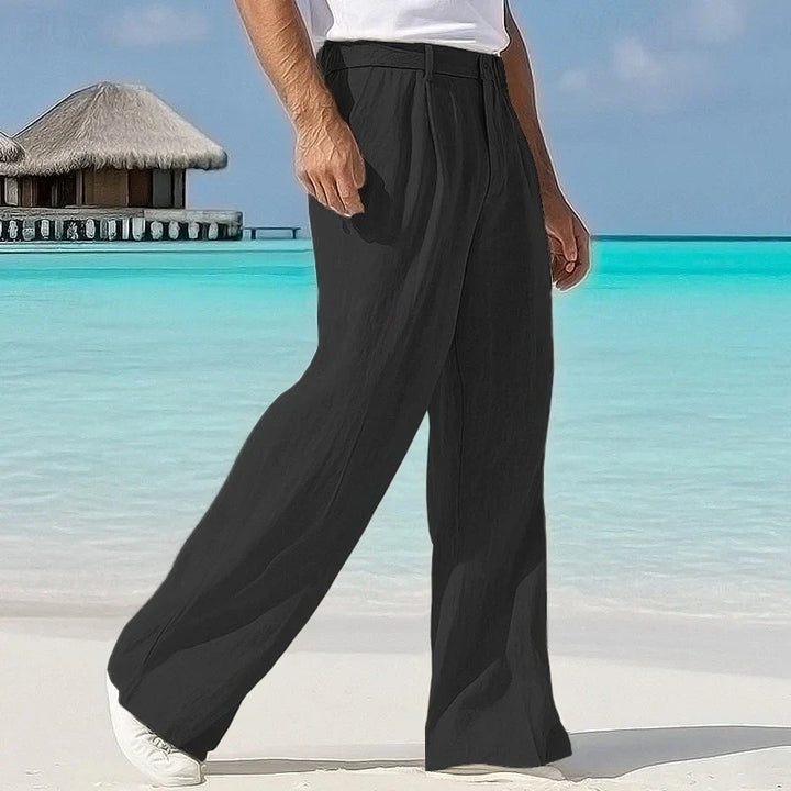 Elias | Men's Trousers with Wide Legs and Loose Fit