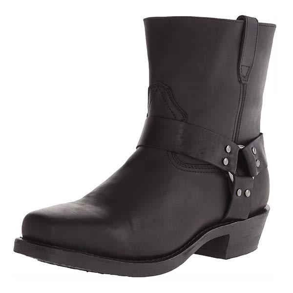 Kenni | Boots with Center Zipper and Square Toe