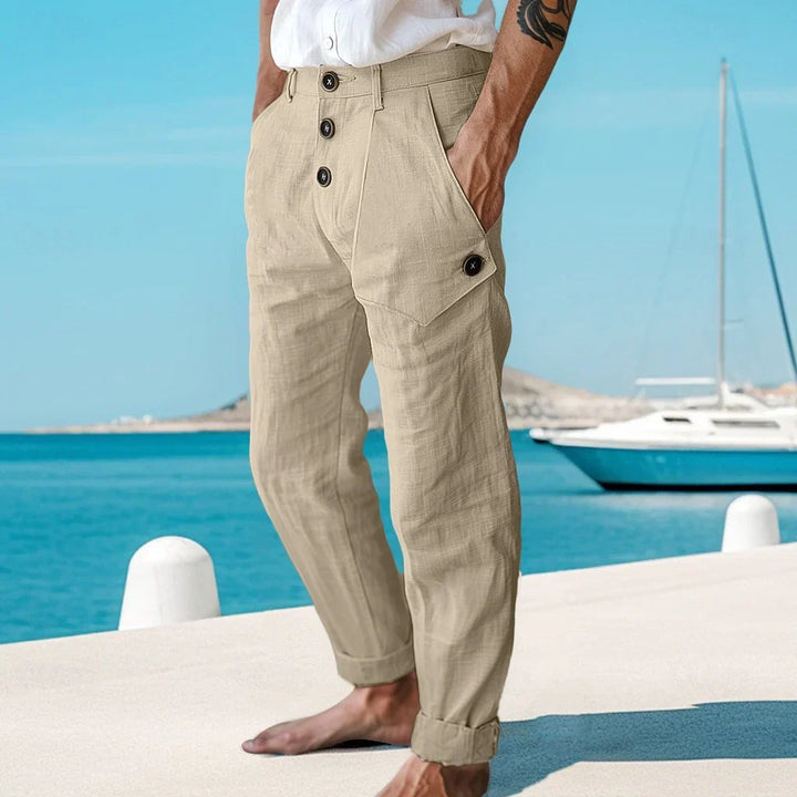 Fabian | Men's Cargo Pants with Button Closure