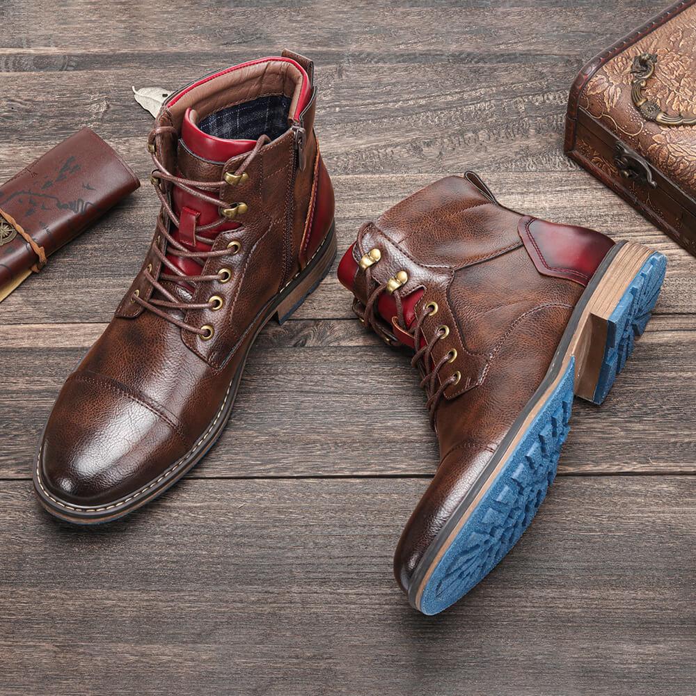 Lukas | Classic Oxford Leather Boots for Men