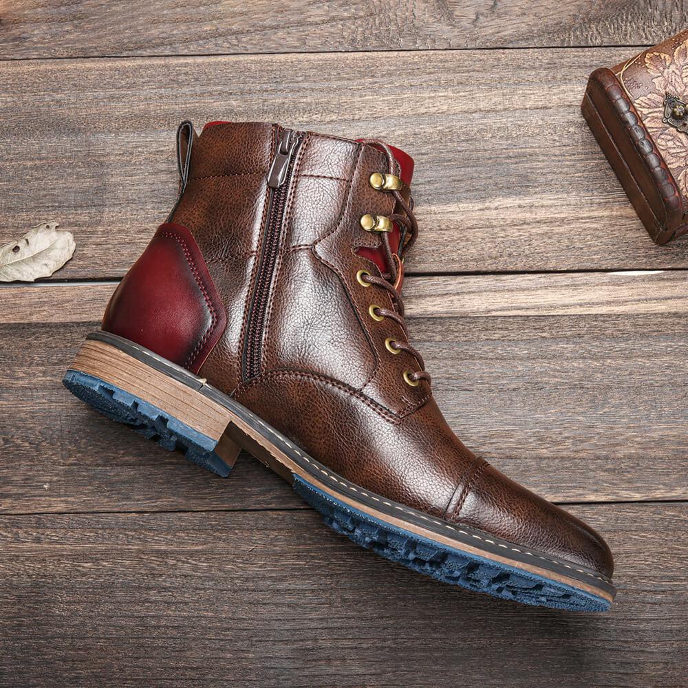 Lukas | Classic Oxford Leather Boots for Men