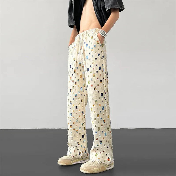 Hartvig | Women's Winter Mesh Pants with Colorful Design