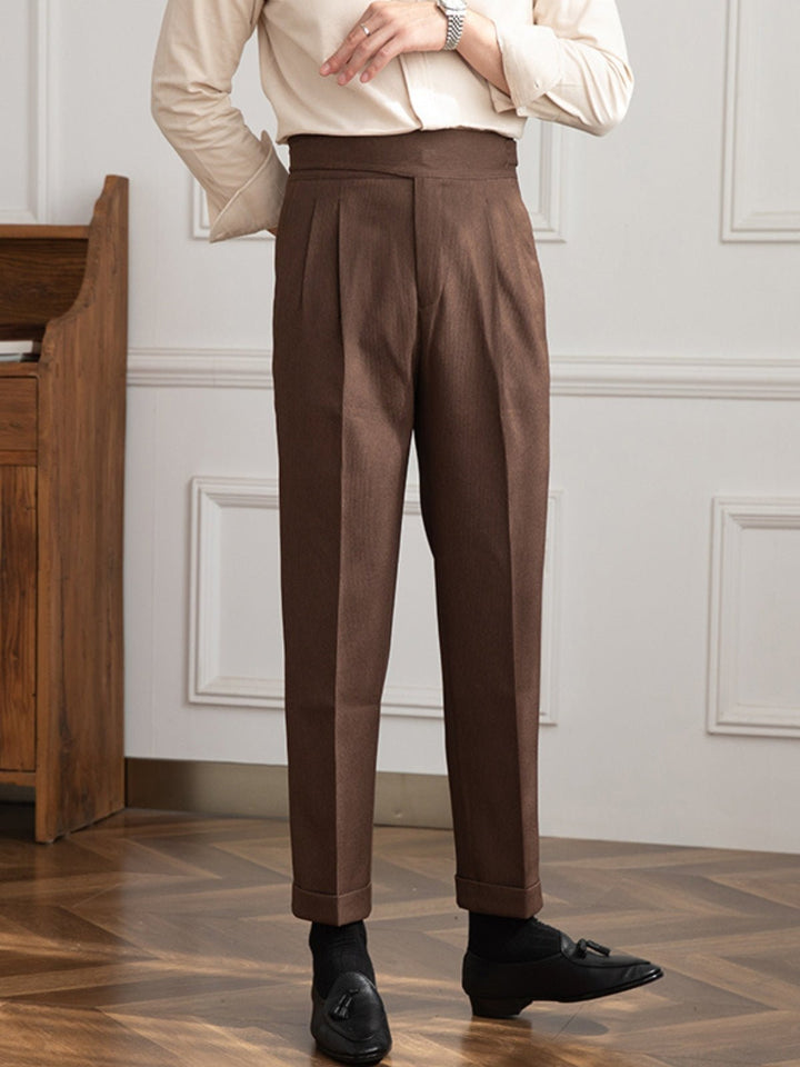 Antonin | Classic Men's Trousers with Stripes for Formal Occasions