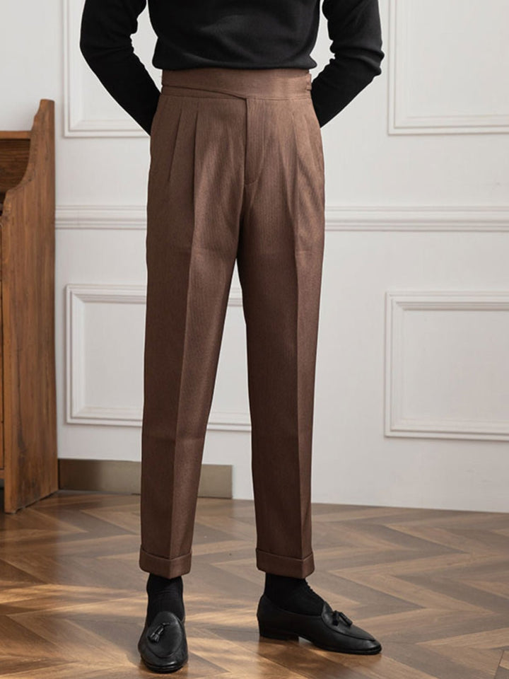 Antonin | Classic Men's Trousers with Stripes for Formal Occasions